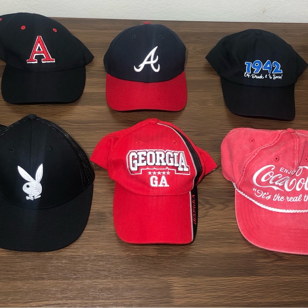 Lot of 6 Mix Random Hats for Men